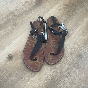 sam edelman black strappy sandals